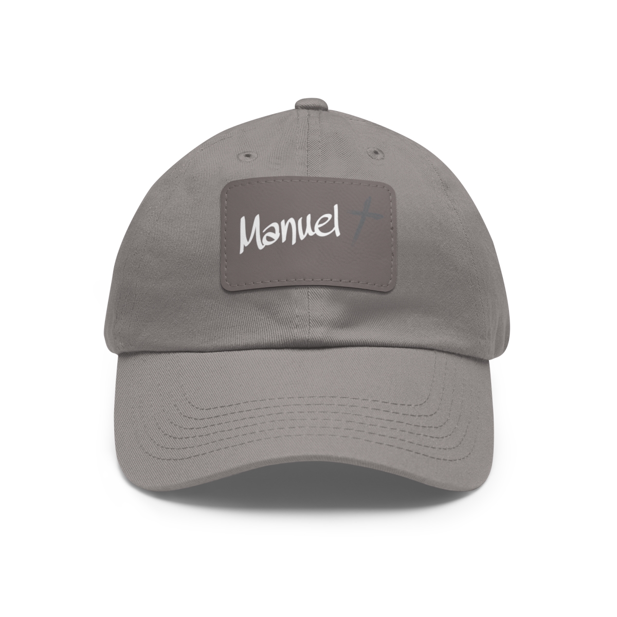 Dad Hat with Leather Patch