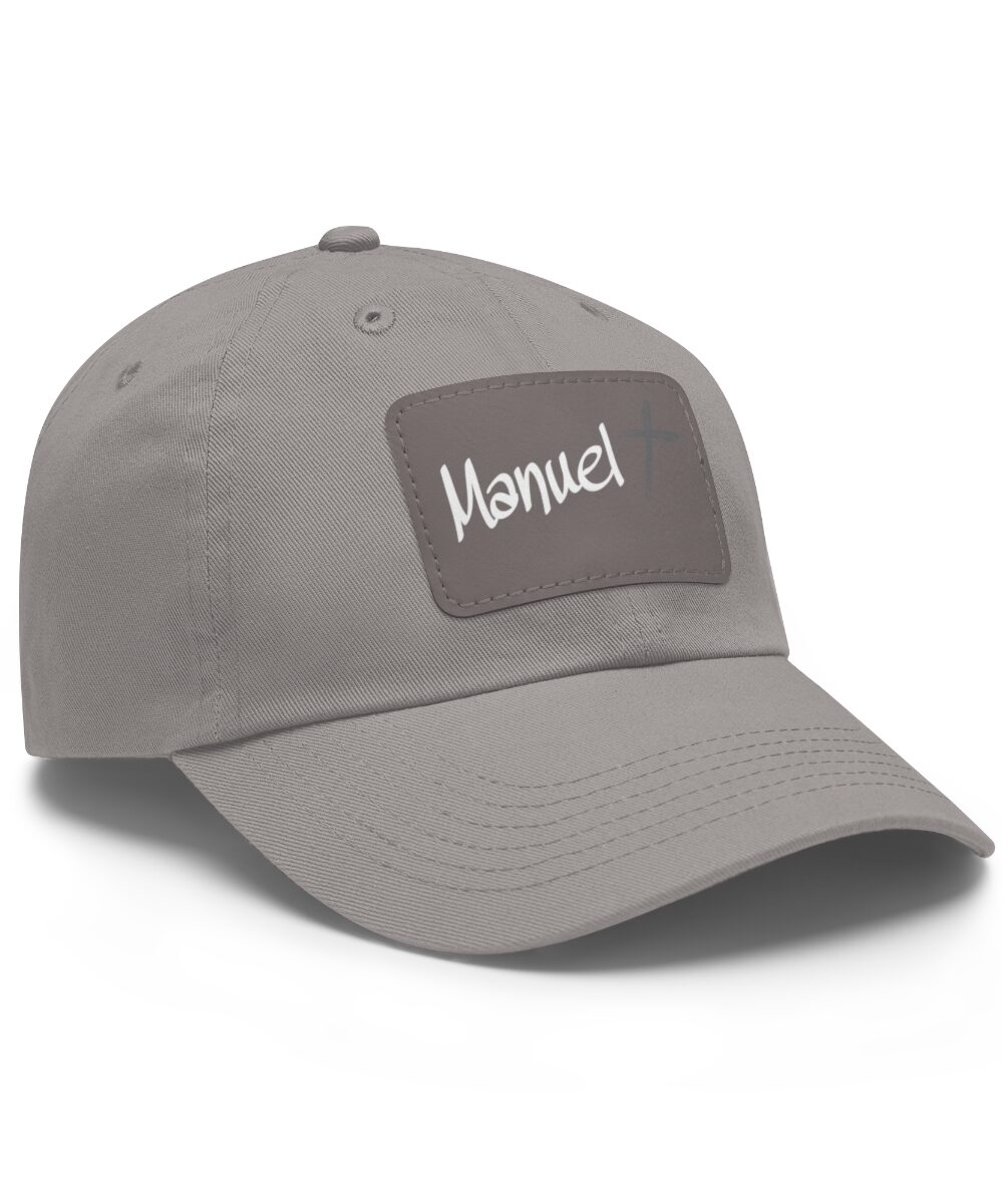 Dad Hat with Leather Patch - Image 2