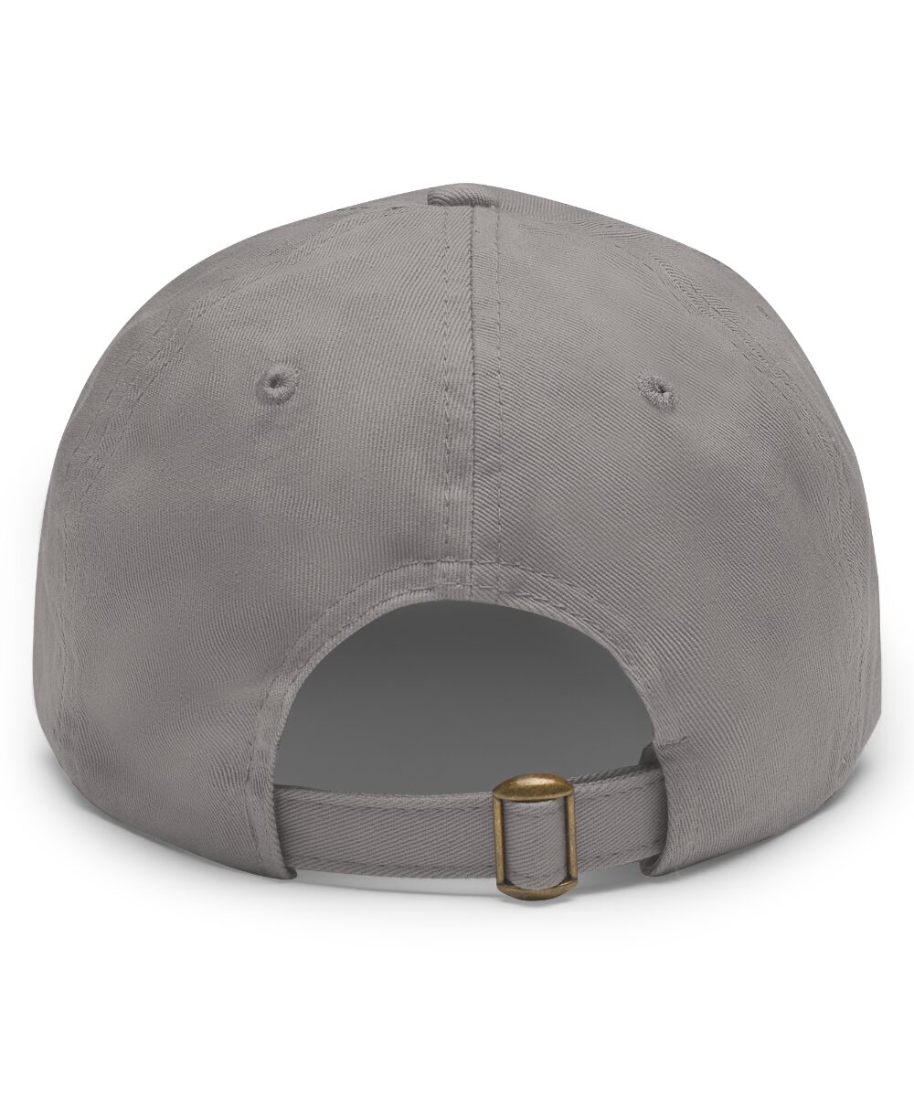 Dad Hat with Leather Patch - Image 3