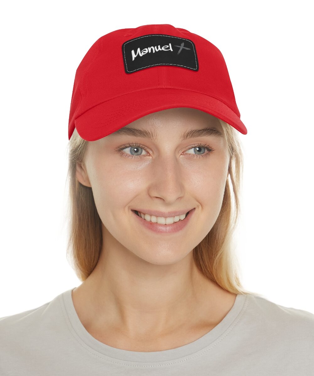 Dad Hat with Leather Patch - Image 25