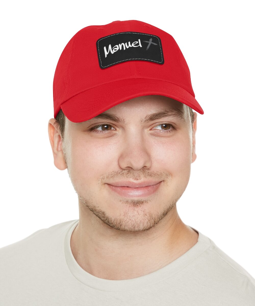 Dad Hat with Leather Patch - Image 26