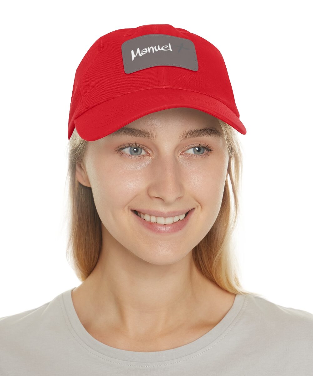 Dad Hat with Leather Patch - Image 32