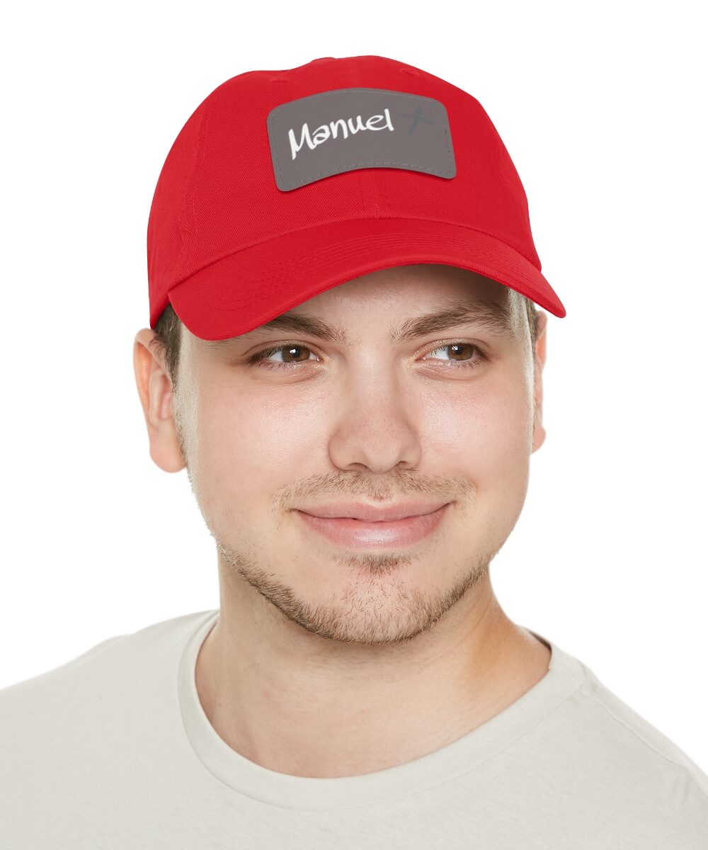 Dad Hat with Leather Patch - Image 33